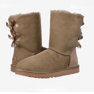 🤎 SALE!! Ugg Bailey Bow II in Antilope Women’s Size 8 🤎